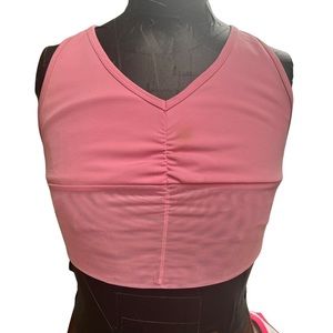 Pink mesh Kimberly sports bra